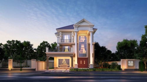 វីឡាព្រីនកែងលក់/ Prince Villa​ Hot Sale បុរី ប៉េង ហួត បឹងស្នោ Poli2
