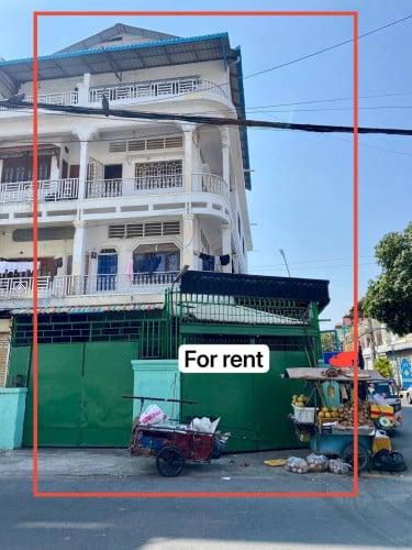 ផ្ទះសម្រាប់ជួល រកស៊ីបាននៅសង្កាត់បឹងកេងកងបី   | Shop house for rent at BKK 3