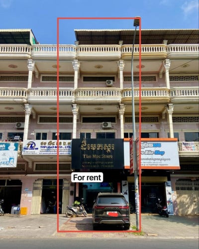 ផ្ទះសម្រាប់ជួល! នៅសង្កាត់ទឹកល្អក់ទីបី    | Shop house for rent  at Tek L’ak 3