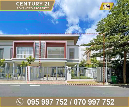 🏠 វីឡាកូនកាត់ ខាង (Sakura) សម្រាប់ជួល ក្នុងបុរី អ័រគីដេវីឡា ផ្លូវជាតិលេខ6A