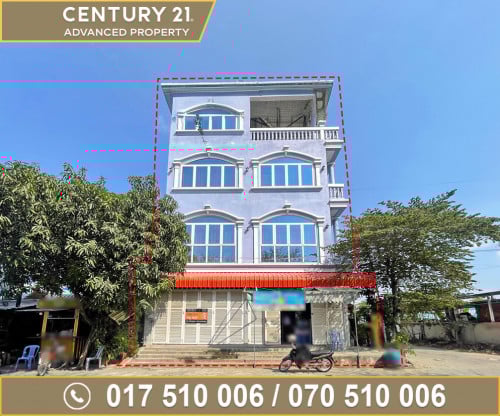 🏡 ផ្ទះល្វែង (កែង) សម្រាប់ជួល ជិតបុរី ខេស៊ី 105K