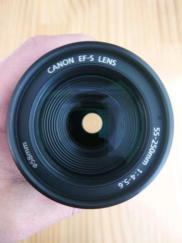 លក់ឡេន Zoom ឆ្ងាយ CANON EF-S 55-250mm IS មួយទឹកមាន Stabilizer