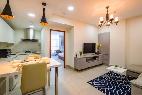 1BR Service Apartment for Rent in BKK1