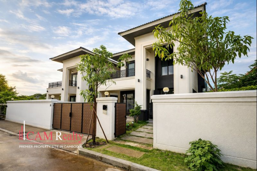 4 Bedrooms Single Villa For Rent In Borey Amory 6A