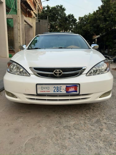 Camry 04 LE Limited Edtion បើកដំបូល ឡានស្អាតអត់បុកអត់ច្រែស ទឹកថ្នាំស៊ីន 80%