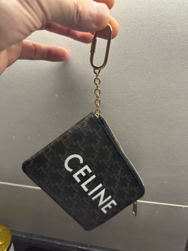 CELINE Triope mini pouch&card