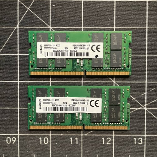 DDR4 2666 32GB 16x2 (មួយតឹកដោះពីម៉ាស៊ីន)