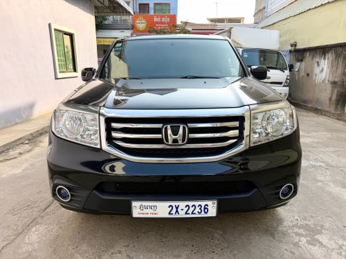 HONDA PILOT 2013 Full ធានាទ្បានថ្មីខ្លាំង ទឹកថ្នាំនៅស្រុីនមួយជុំ