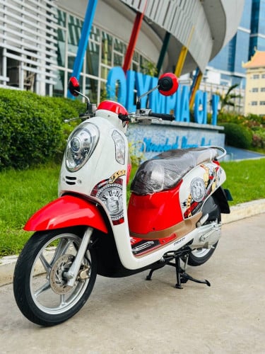 Honda SCOOPY I 016 ក្រុមហ៊ុន ម៉ាស៊ីនតាន់ហាប់នែនស្ងាត់សំណុំហ្សីនជិះស្រួលស្ទុះមិនលាន់មិនហុយមានពន្ធ