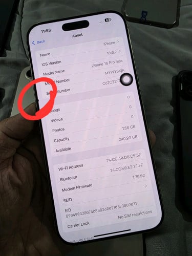 iPhone 16 Pro Max 256g