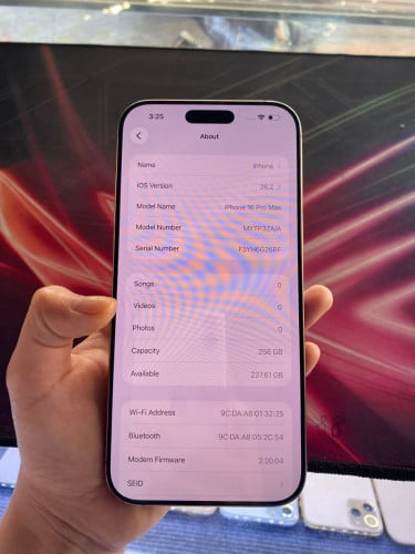 iPhone 16Promax ZA 256G 97%