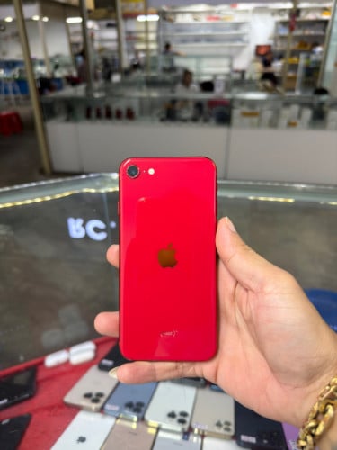 iPhone SE 2 LL/A Red HD128GB Phone Condition 99% 🔋83% , ម៉ាស៊ីនសានុំណែន
