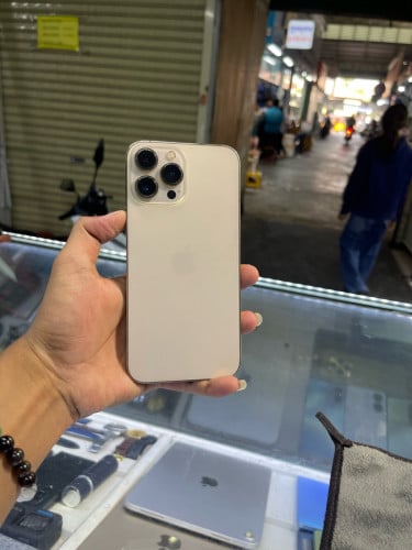 Iphone13pro max 128G LL sim2 eSIM ម៉ាសុីនសានុំណែន ថ្ម76% ស្ទើរតួរ