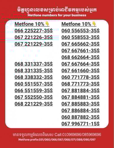 Metfone for your business
