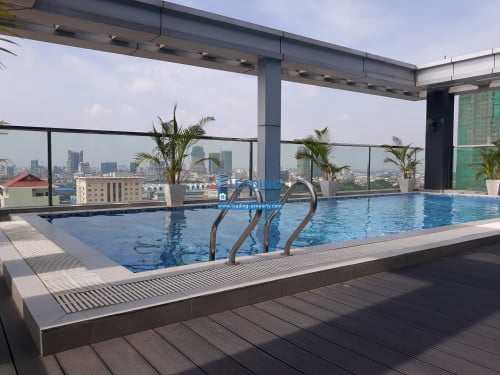 N016  | Rooftop Pool and Gym Serviced Apartment 1 Bedroom For Rent Near Exchange S