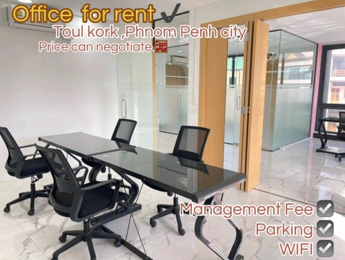 Office space for rent in Toul kork Phnom Penh city , Cambodia