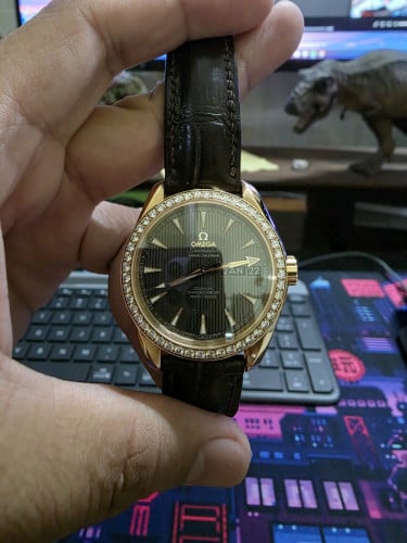 omega seamaster aqua terra rose gold 18k