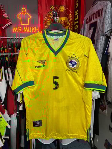 Original 1996/97 Penalty Brazil Futsal Home Shirt