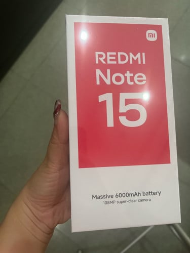 Redmi note 15 256G brand new , warranty 1 year