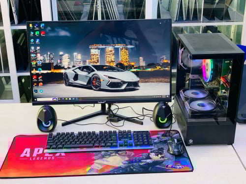 Set HP Prodesk 400 G3 MT With LCD 27-inch