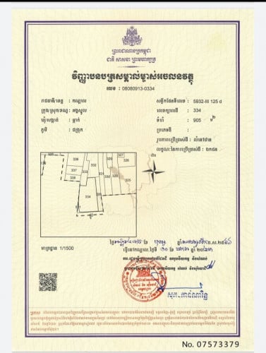 ដីឡូតិ៍ក្នុងភូមិលក់បន្ទាន់