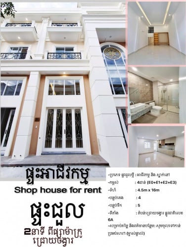 ផ្ទះជួលថ្មី : អាជីវកម្ម និង ស្នាក់នៅ