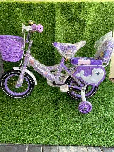 កង់ក្មេងស្រីរង្វង់12 ស្អាតណាស់ មាំល្អ កង់ជ្រែង មានភ្លើង