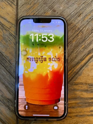 iphone 13 128gប្រេីទ្រនាប់សុីម