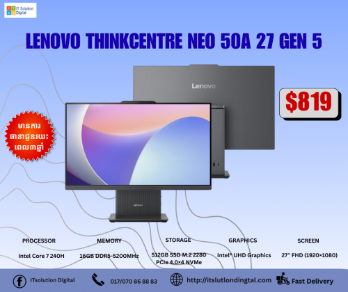 Lenovo ThinkCentre neo 50a 27 Gen 5