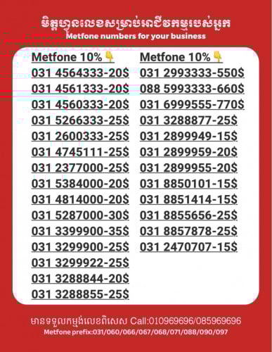 Metfone for your business