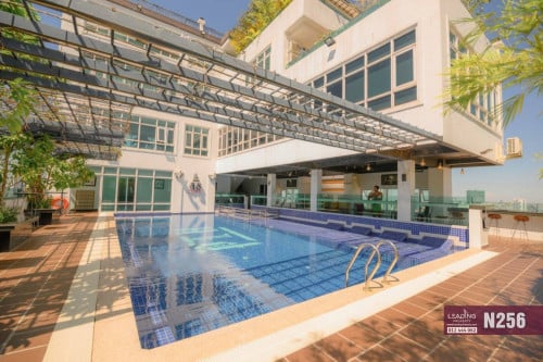 N256 | Gym and Pool, Serviced Apartment 1 Bedroom For Rent in BKK3 Area
