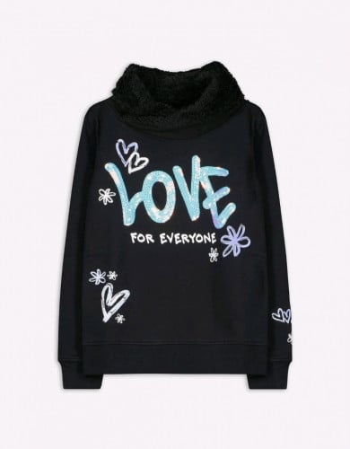 sweatshirtshoodie - with sequins Fair Wear brand