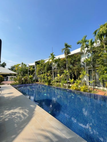 Western Style One Bedroom Apartment with Swimming Pool for Rent-Apsara Road