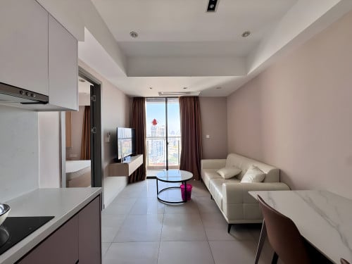 𝐅𝐨𝐫 𝐑𝐞𝐧𝐭: 1-Bedroom Apartment – Time Square 3, Toul Kork