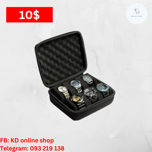 ប្រអប់នាឡិកា travel box 6 ថត