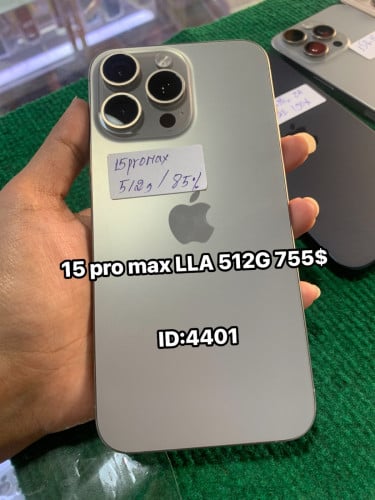 15 pro max 512G LLA ស្អាត99%