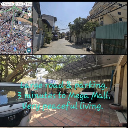 3 rooms with private toilet and a kitchen for rent