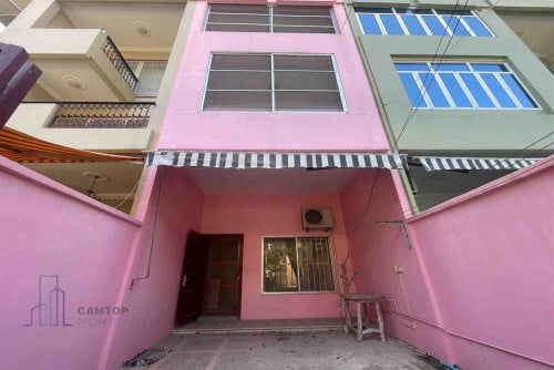 4 Bedroom Link House Rent In Borey Chamkamon Is Available Now