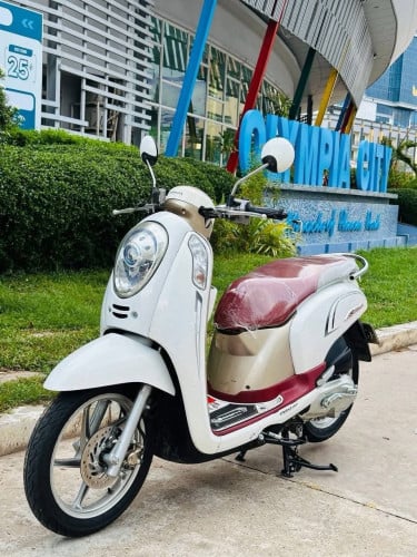 Honda Scoopy i014 ម៉ាស៊ីនតាន់ហាប់នែនស្ងាត់ជិះស្រួលស្ទុះមិនលាន់មិនហុយមានពន្ធកាតគ្រឺ