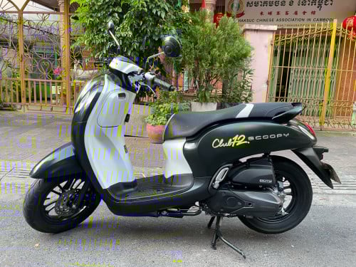 Honda Scoopyi 2024 ស្មាតឃី New98%មានពន្ធកាតគ្រីស្លាកលេខ