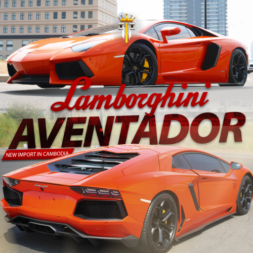 Lamborghini aventador (គោរព្រៃអភិជន)