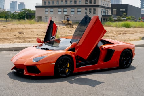 Lamborghini aventador (គោរព្រៃអភិជន)