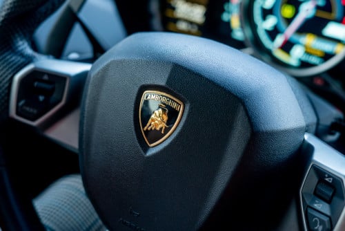 Lamborghini aventador (គោរព្រៃអភិជន)