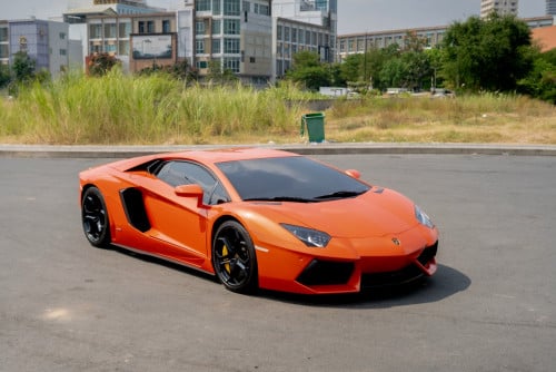Lamborghini aventador (គោរព្រៃអភិជន)
