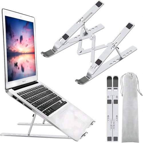 Laptop portable stand Strong Foldable flexible Aluminum