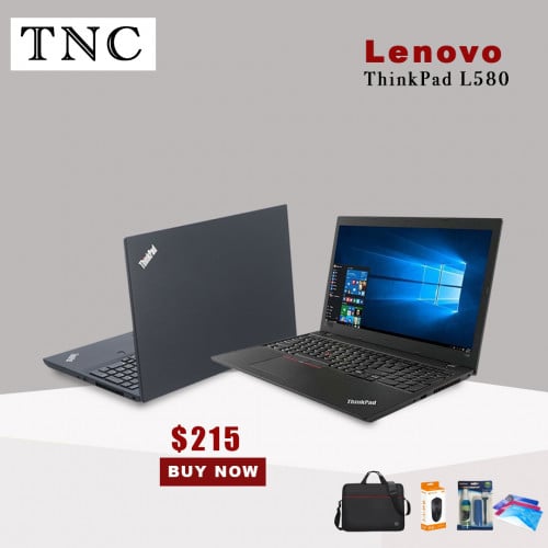 Lenovo ThinkPad L580 CPU : i5 8th RAM : 8GB SSD : 256GB VGA intel HD