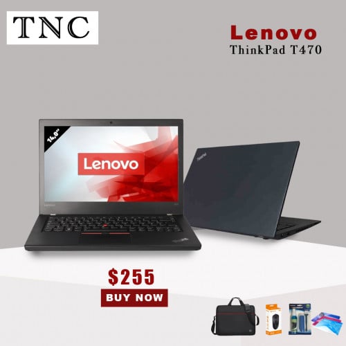Lenovo ThinkPad T470 Screen 14-inch CPU : i7 6th RAM : 8GB SSD : 256GB VGA intel HD