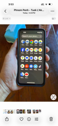 Pixel 4A  128G  Touch អត់សូវសុី មួយ ជួរលើ កន្លែងគូស់ក្រហាម ក្រៅពី នឹង touch ដើរទាំងអស់