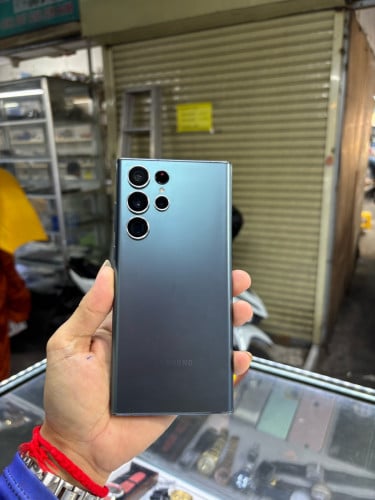 Samsung S22Utra Korea 256G Ram12G Sim1 ម៉ាសុីនអេក្រង់ស្រុីនស្ទើរតួរ