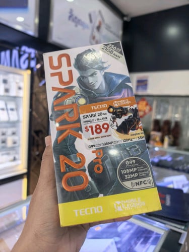 ឃ្លាស្តុក129$ SPARK 20pro ថ្មីអីវ៉ាន់ក្រុមហ៊ុនធានា 13 ខែ